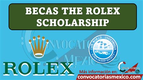 Rolex scholarships